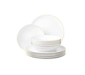 Zestaw obiadowy Seltmann Liberty Goldline 12 elementów