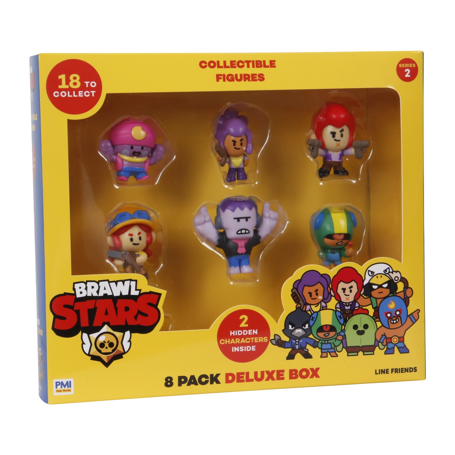 Figurka PMI Kids World Brawl Stars S2 Figures - 8 Pack Deluxe Box Ver.A