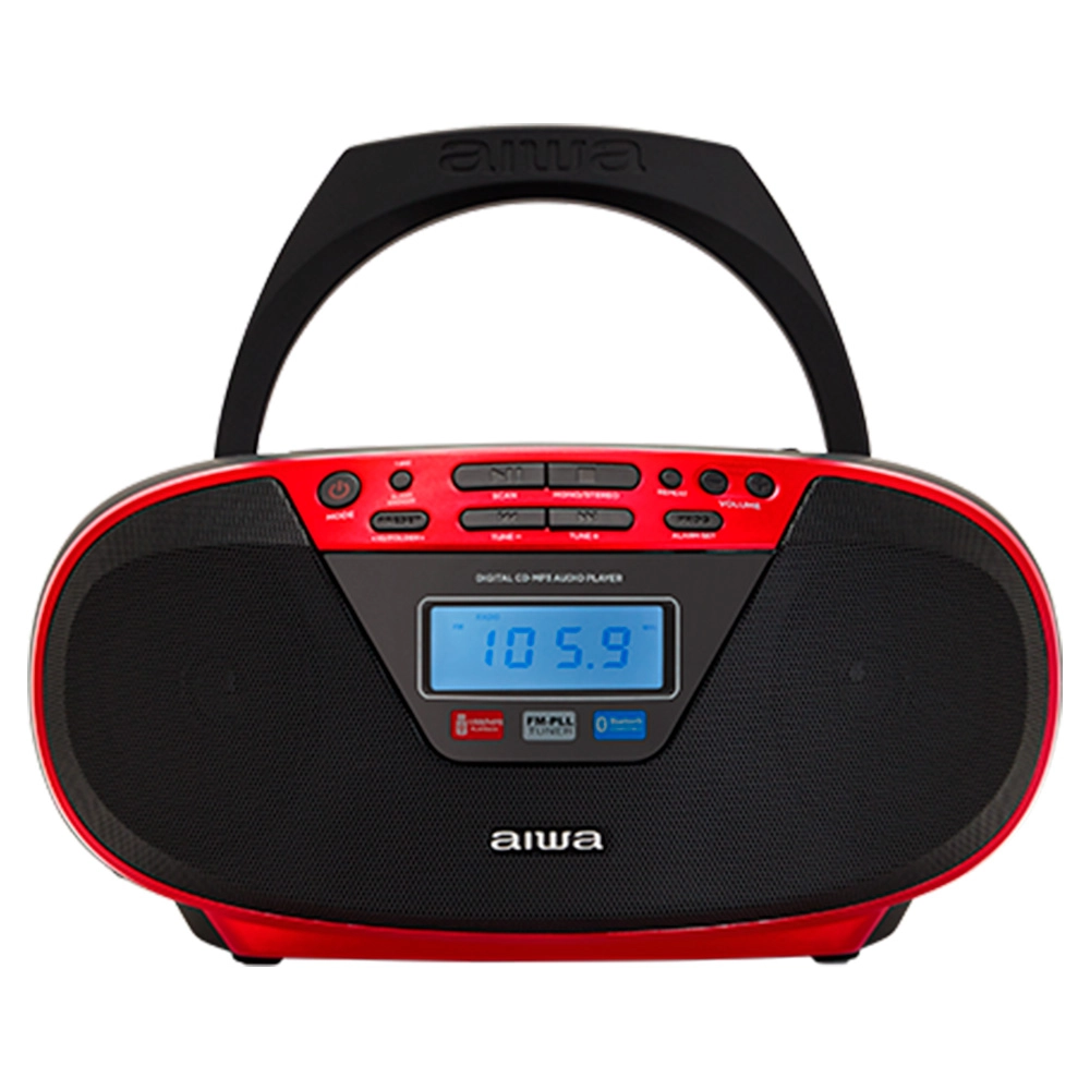 Radioodtwarzacz Aiwa Boombox BBTU-400RD Bluetooth Czerwpny