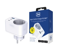3mk Adapter 1 gniazdo 230V USB-C 30W QC PD