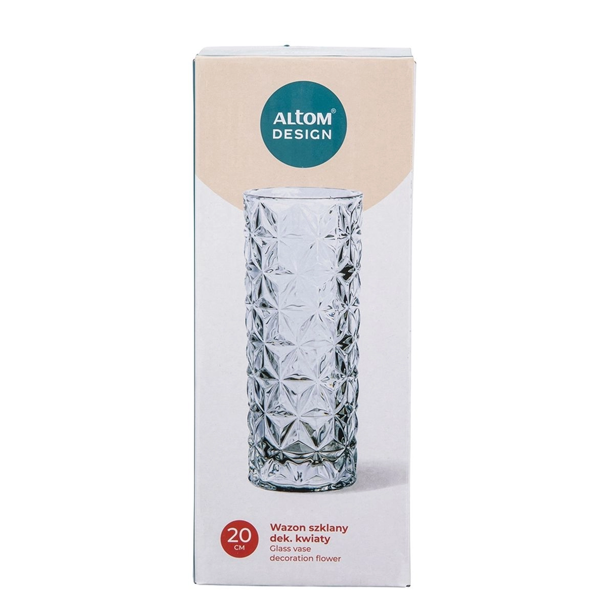 Wazon Altom Design Kwiaty 20cm