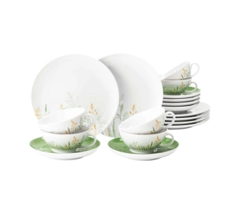 Zestaw do herbaty Seltmann Liberty Meadow Grasses Green 18 elementów