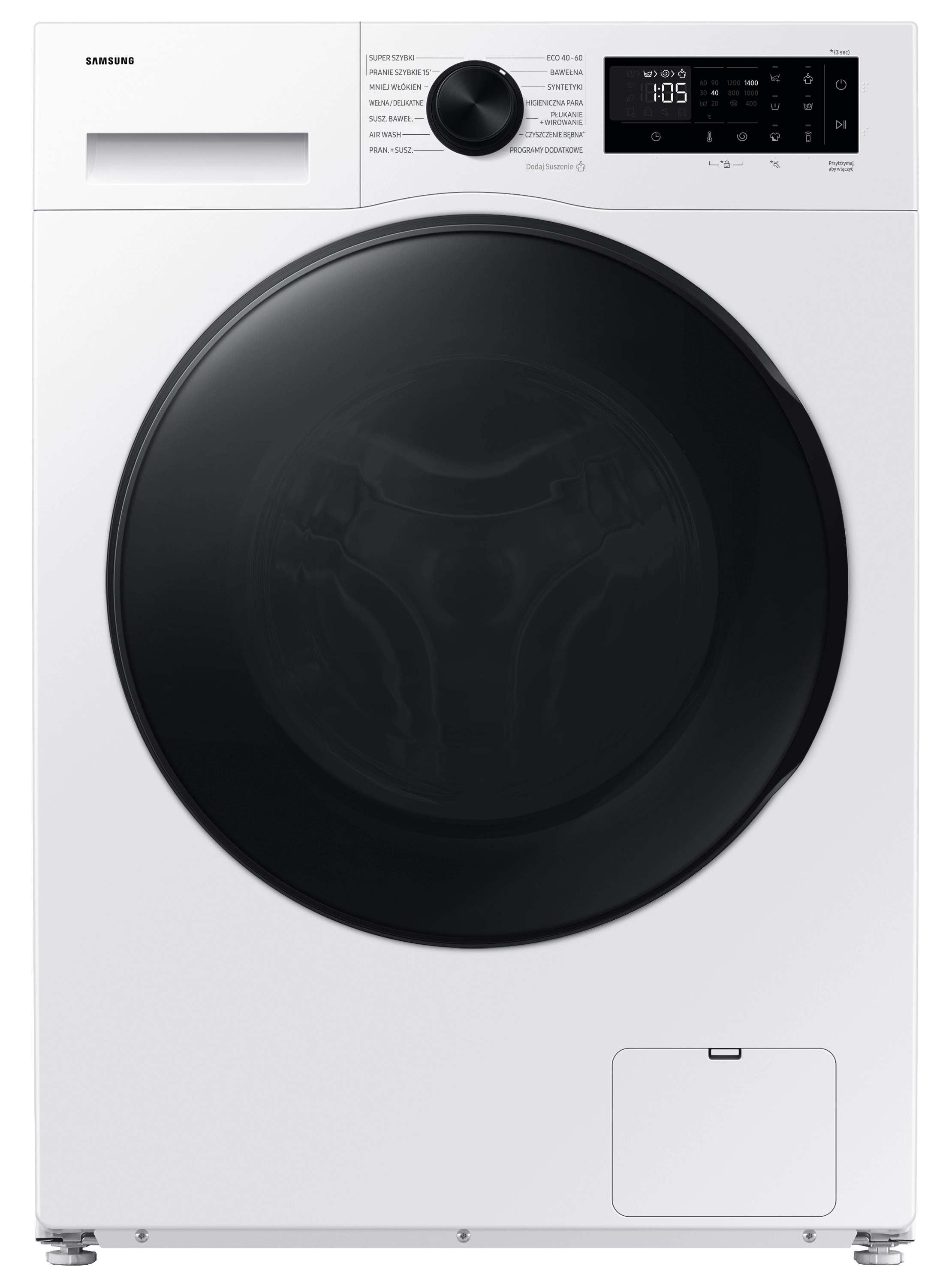 Samsung WD90DG5G34BEEO 48cm 9kg/5kg Zdalne sterowanie