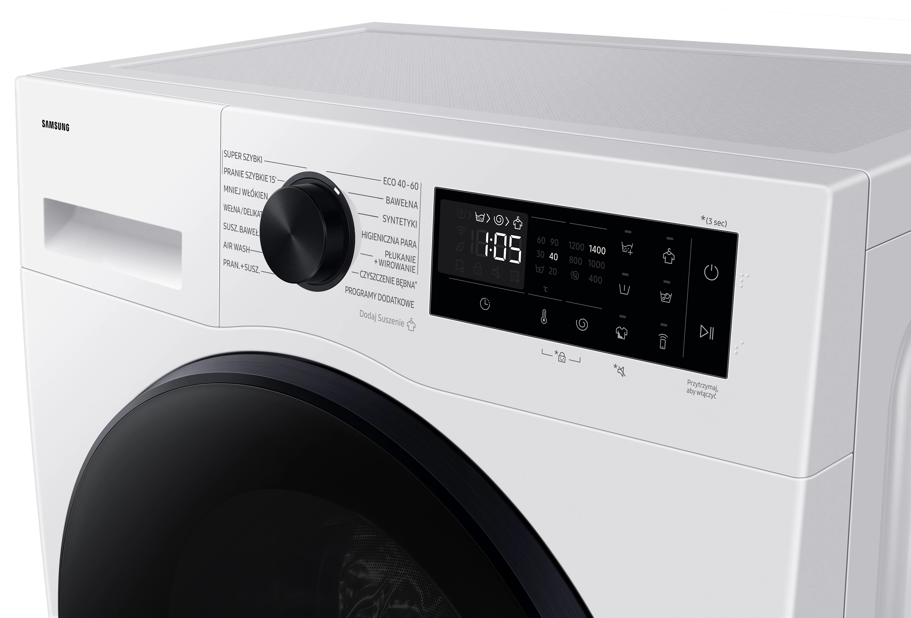 Pralko-suszarka Samsung WD90DG5G34BEEO 48cm 9kg/5kg Zdalne sterowanie