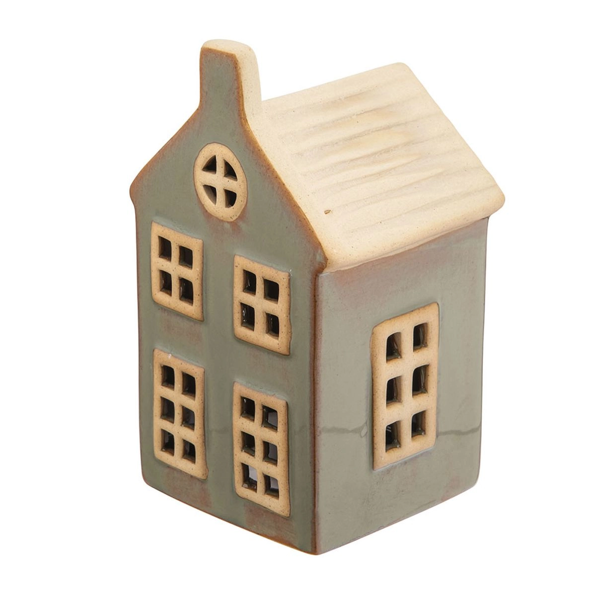 Świecznik Altom Design Domek LED 1701001305 Zielony