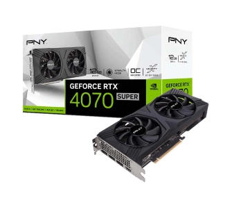Karta graficzna PNY GeForce RTX 4070 Super Verto OC Dual Fan 12GB GDDR6X 192bit DLSS 3