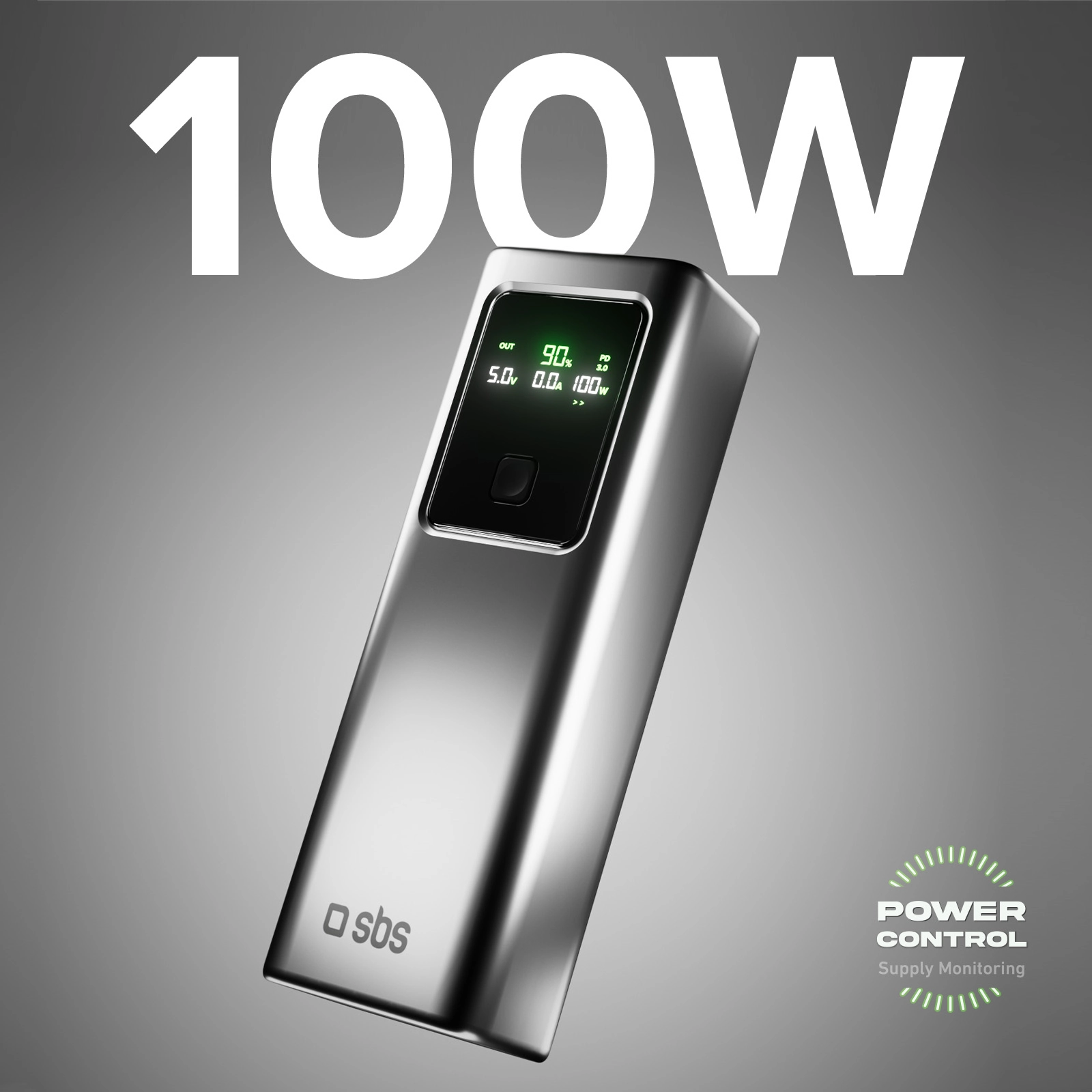 Powerbank SBS TTBB20000LCDPD100 LCD Power Bank 20000mAh PD 100W