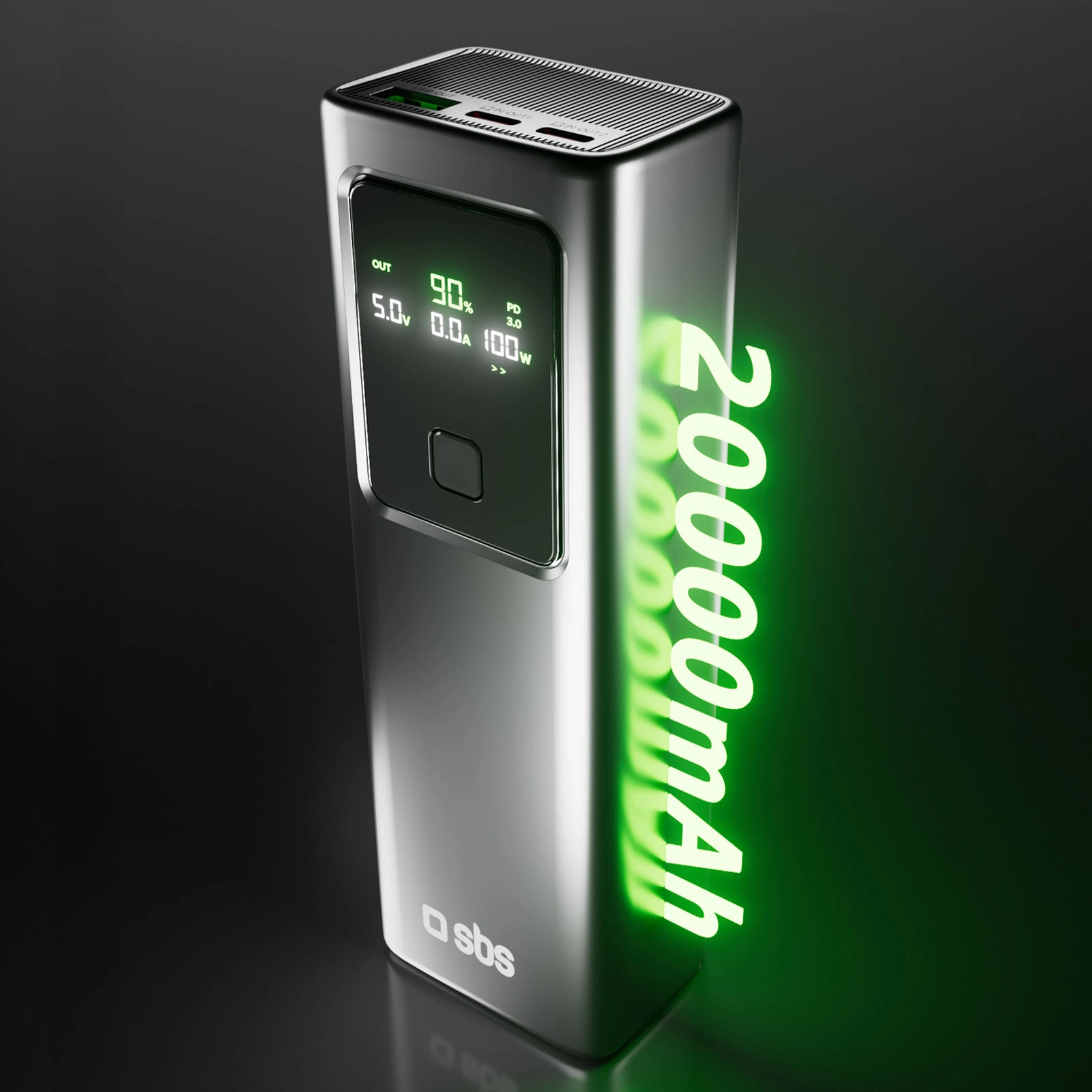 Powerbank SBS TTBB20000LCDPD100 LCD Power Bank 20000mAh PD 100W