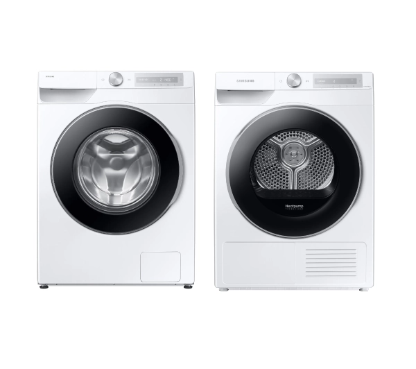 Samsung pralka WW90DG6U25LHU4 9kg 1400obr/min + suszarka DV90T6240LH Optimal Dry AI Control 60cm 9kg