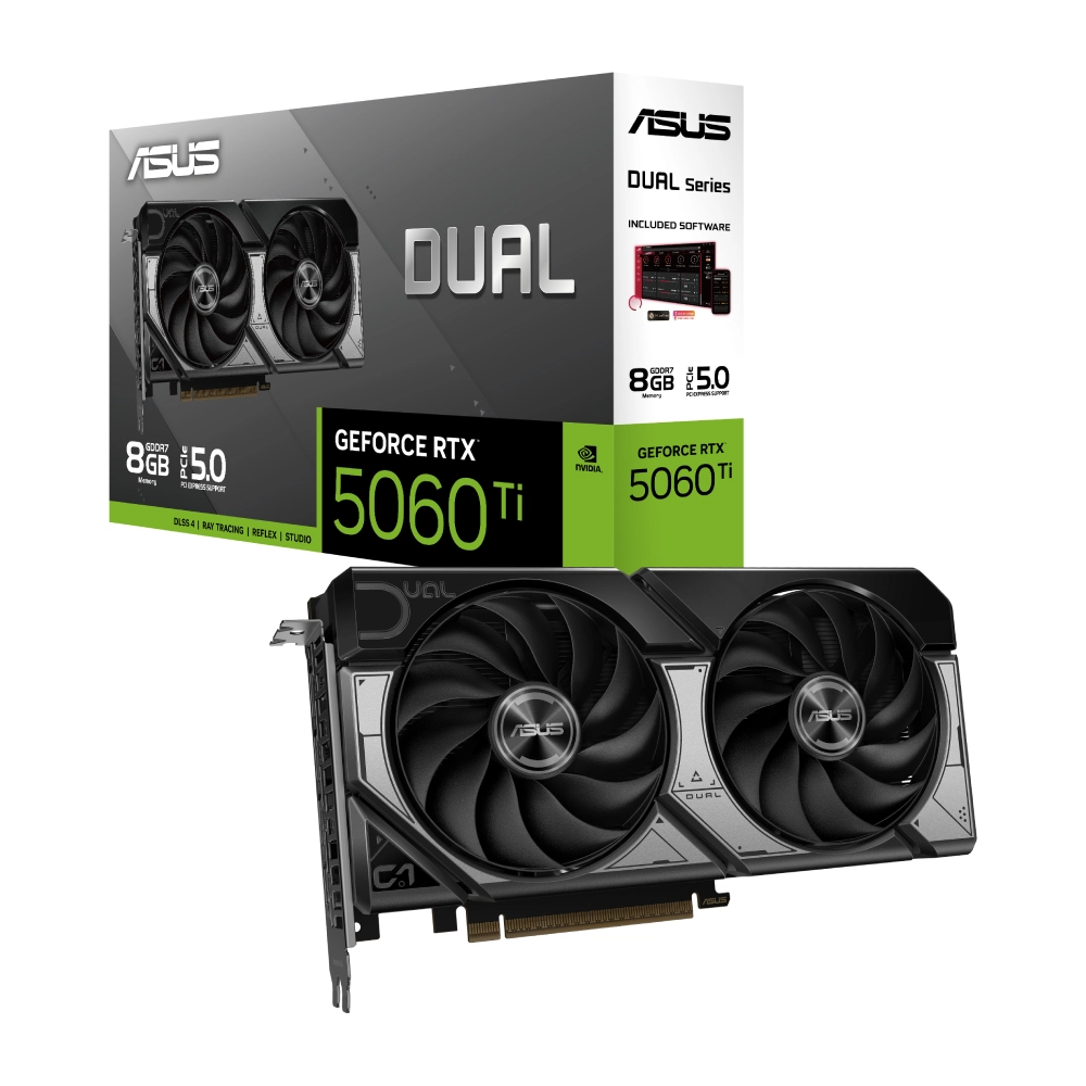 ASUS Dual GeForce RTX 5060 Ti 8GB GDDR7 128bit DLSS 4