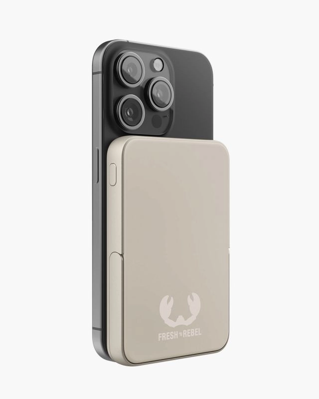 Powerbank Fresh 'n Rebel 2PBM5000SS Magnetic Wireless 5000mAh MagSafe 7,5W Silky Sand