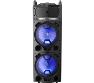 Aiwa KBTUS-900  90W Bluetooth Radio FM Mikrofon Karaoke Czarny