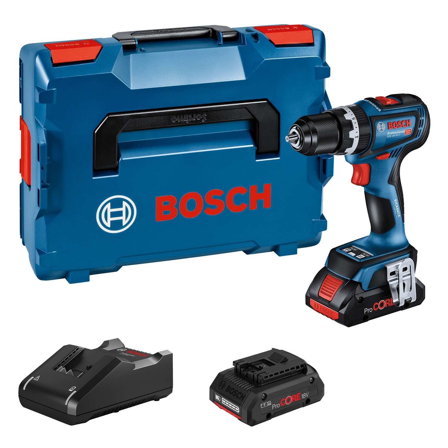 Wiertarko-wkrętarka Bosch Professional GSB 18V-90 C 0 601 9K6 104