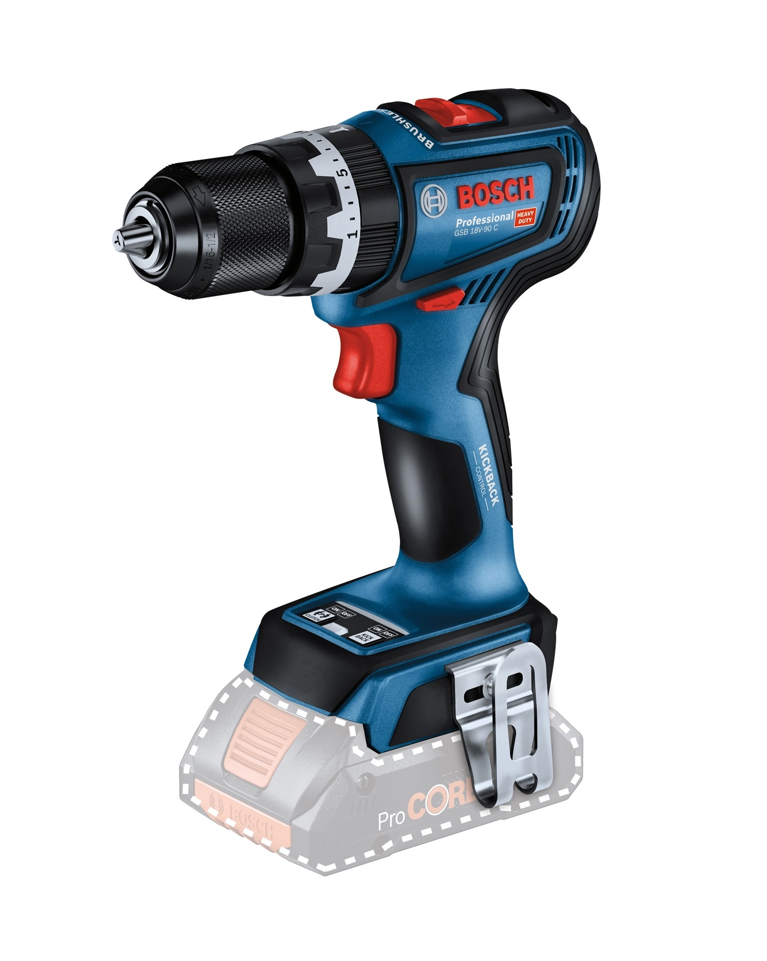Wiertarko-wkrętarka Bosch Professional GSB 18V-90 C 0 601 9K6 100