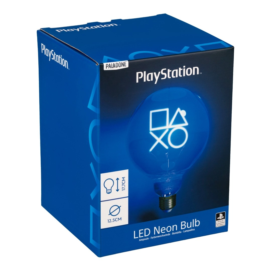 Żarówka Paladone LED Neon Bulb E27 PlayStation