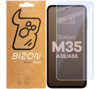 Szkło hybrydowe Bizon Elastyczne Mule do Galaxy M35 5G / A35 5G / A55 5G