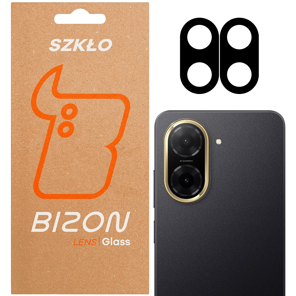 Szkło ochronne Bizon na aparat Silk Lens do Xiaomi Redmi A5 4G/Poco C71 2 sztuki