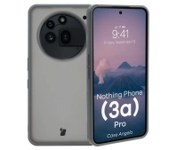 Bizon Angelo do Nothing Phone 3a Pro Półprzezroczysty z szarą ramką