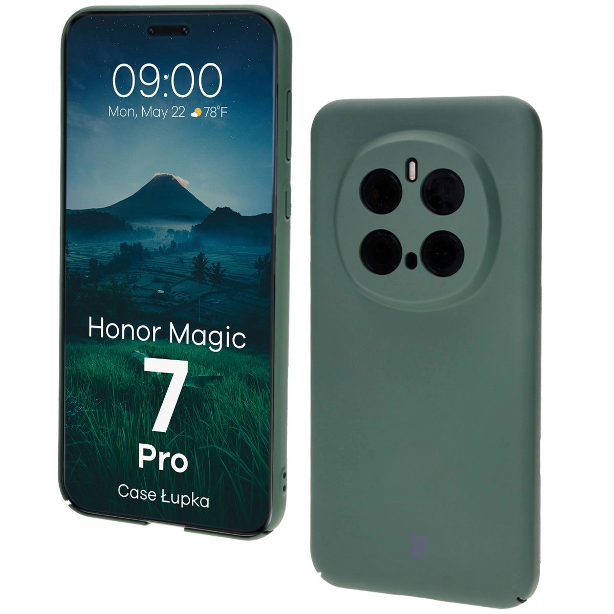 Etui Bizon Łupka do Honor Magic7 Pro Zielony