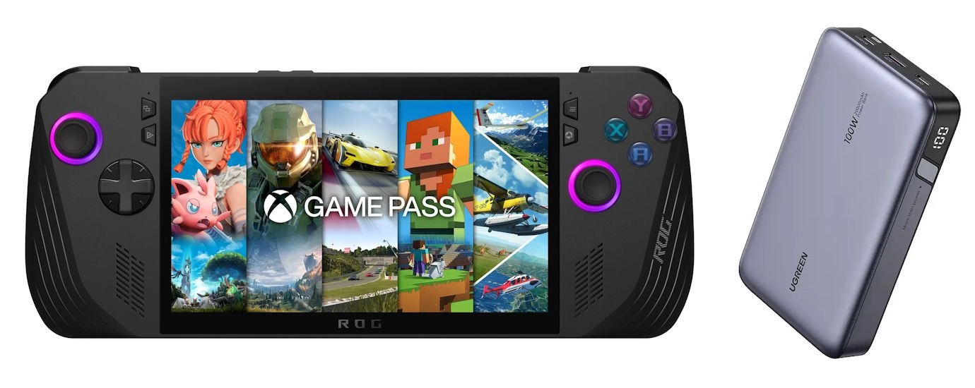 Konsola ASUS ROG Ally X RC72LA-NH007W AMD Ryzen Z1 Extreme 7” FHD IPS Win11 Home GP Ultimate 3 m-ce + Powerbank UGREEN PB720