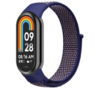 Pasek Beline do Mi Band 9/8 NylonLoop Granatowy