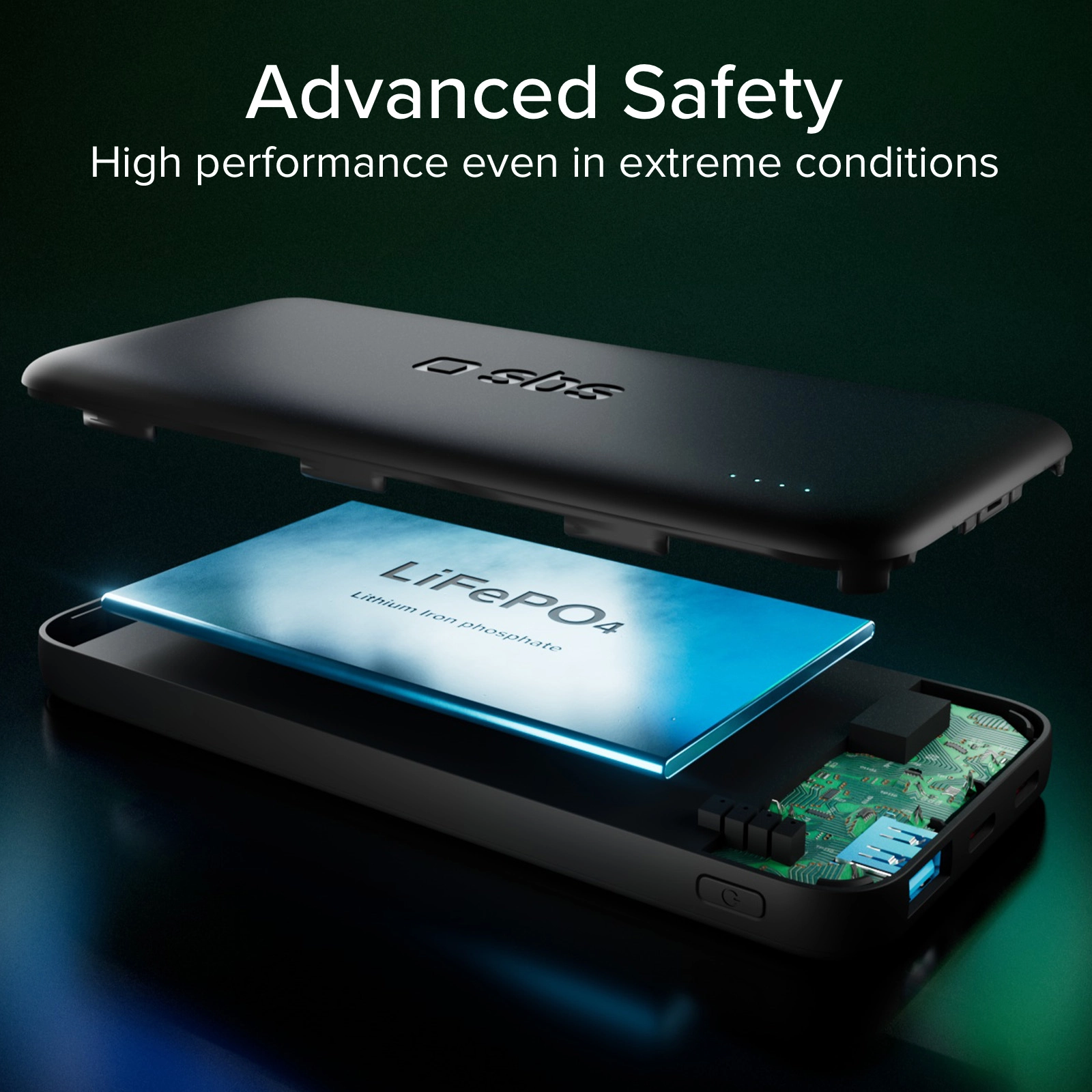 Powerbank SBS TTBB10000PO4K Infinity 10000mAh 10W Czary