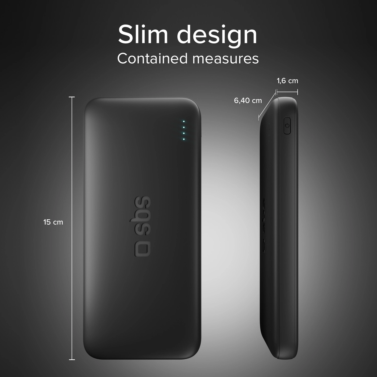 Powerbank SBS TTBB10000PO4K Infinity 10000mAh 10W Czary