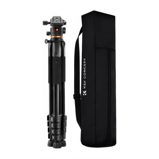 Statyw K&F S255A3 z głowicą kulową BH-36 i uchwytem na telefon