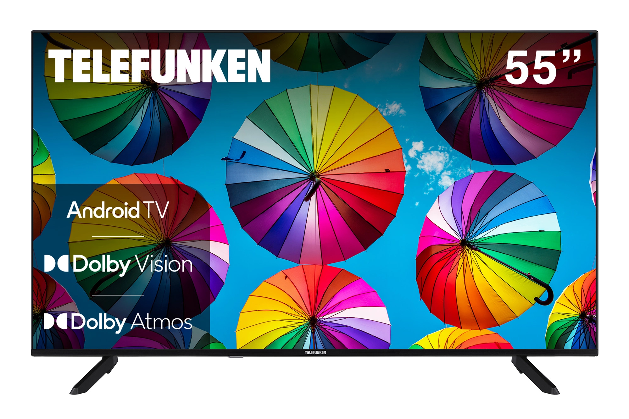 Telewizor Telefunken TFL-55AEU2000 55" LED 4K Android TV Dolby Vision Dolby Atmos DVB-T2