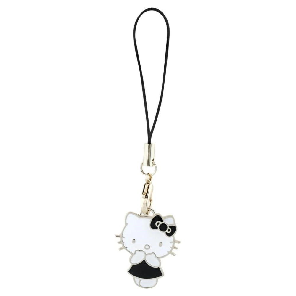 Zawieszka do telefonu Hello Kitty Charm Kitty Cute Czarny