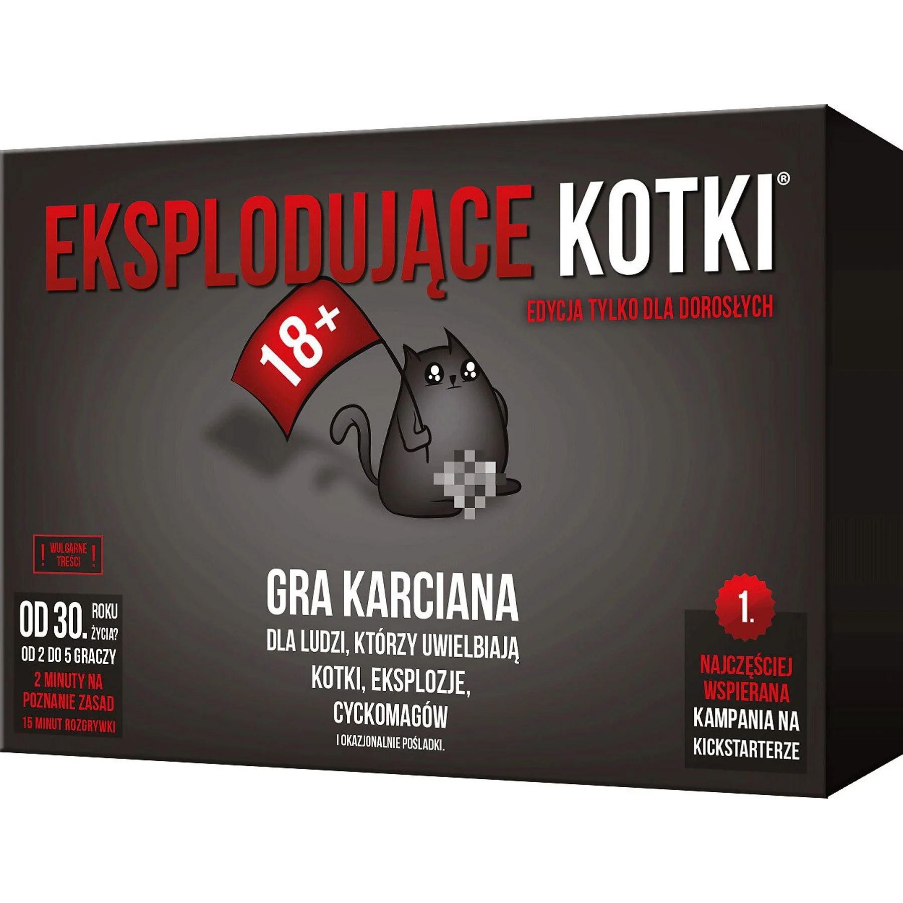 Gra karciana Eksplodujące Kotki. Edycja tylko dla dorosłych
