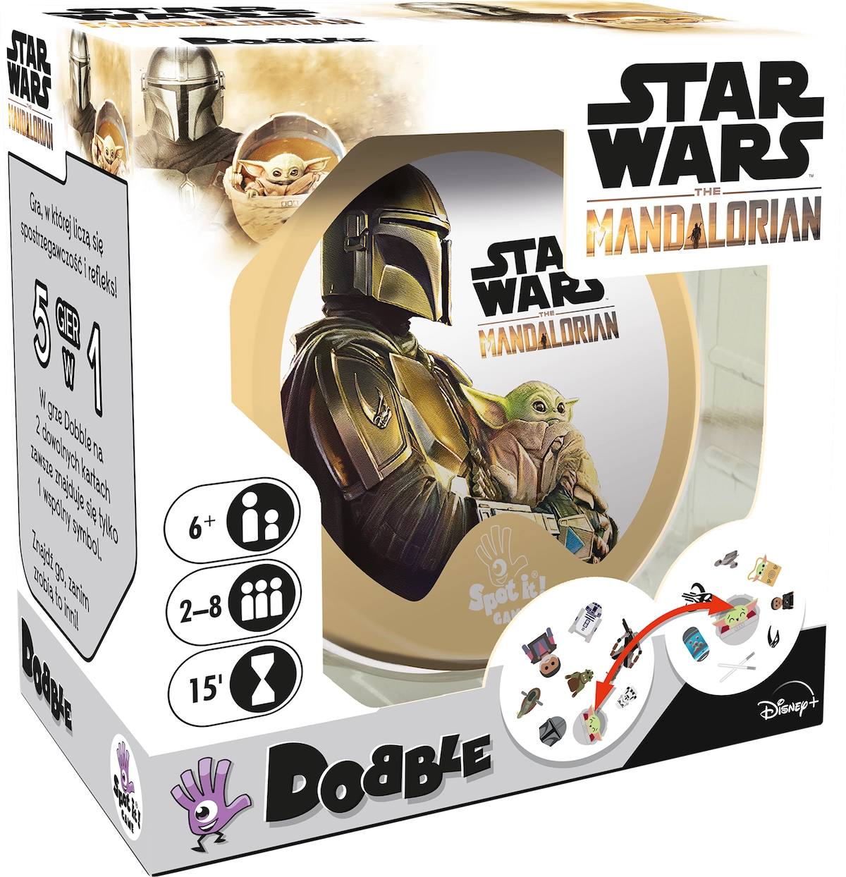 Gra karciana Dobble Star Wars: Mandalorian