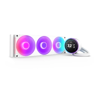 Chłodzenie NZXT Kraken Elite 360 RGB V2 LCD Biały