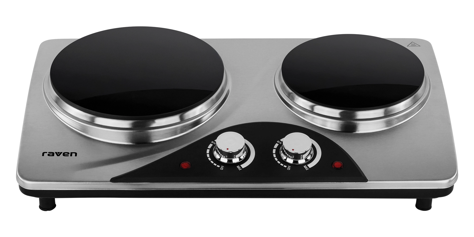 Kuchenka nastawna Raven EKEN002 Ceramiczna Srebrny/Czarny
