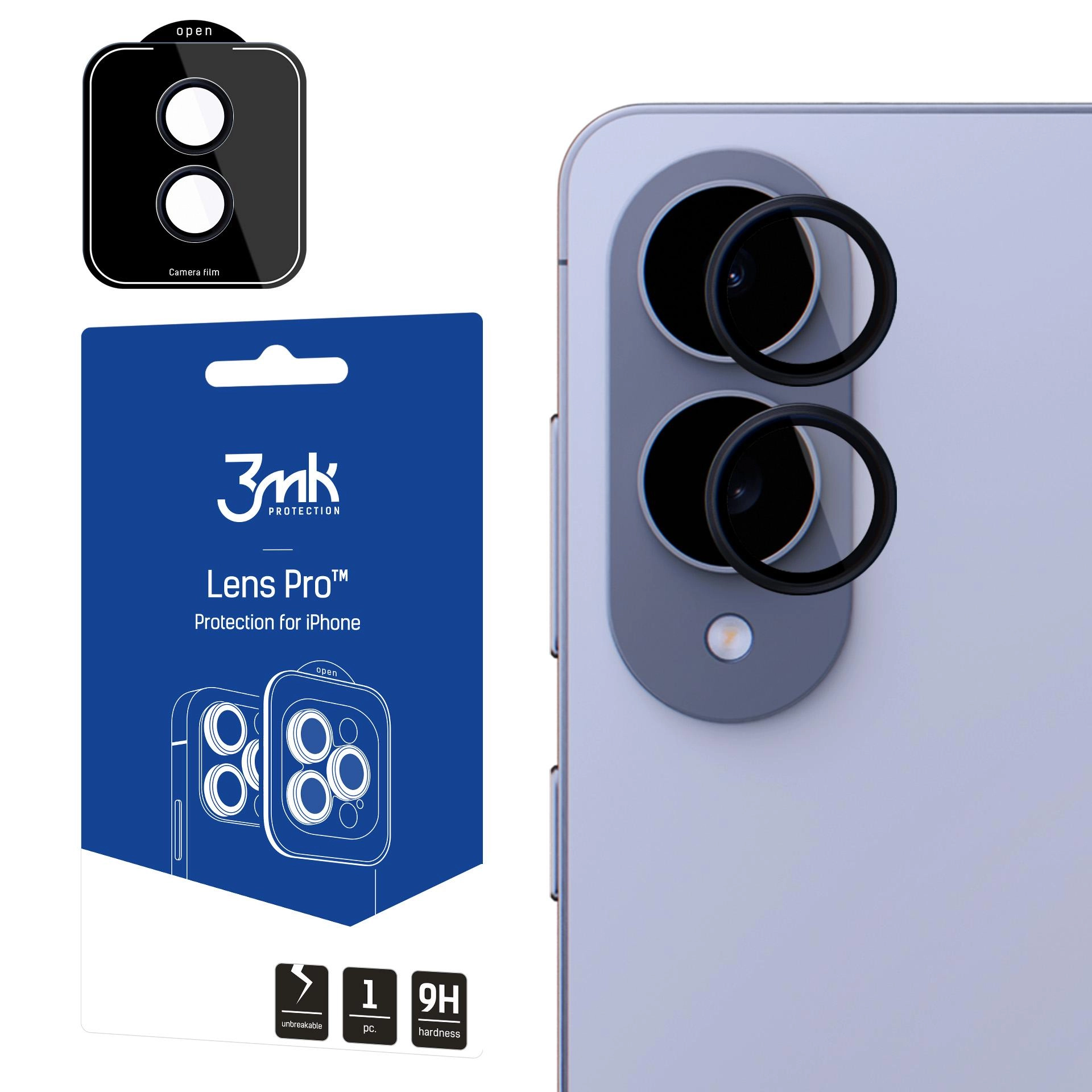 Szkło hartowane 3mk Lens Protection Pro do Galaxy S25 Edge