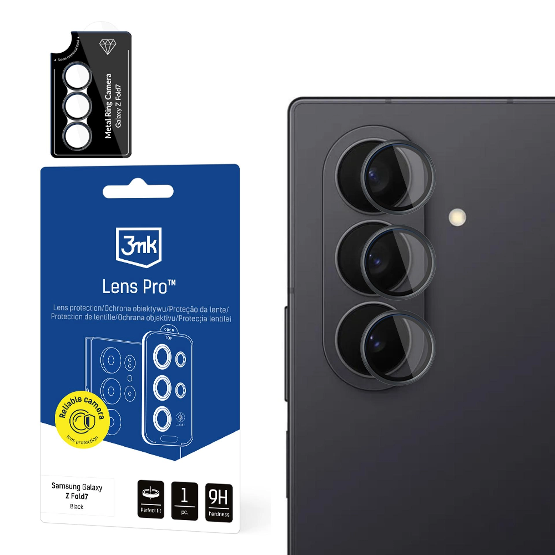 Szkło hartowane 3mk Lens Protection Pro do Samsung Galaxy Z Fold 7