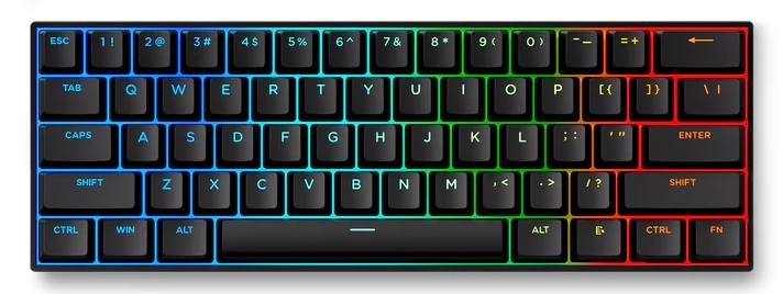 Klawiatura magnetyczna MCHOSE ACE60-6A TTC Uranus Switch-Standard Czarny