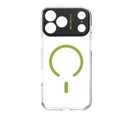 case&me Magcolor do iPhone 17 Pro Max Przeźroczysto-zielony