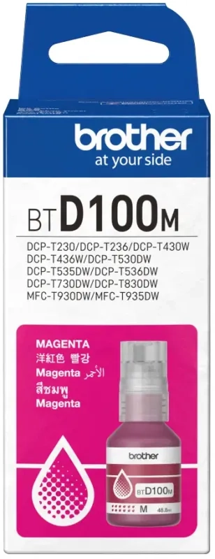 Tusz Brother BTD100M Purpurowy 48,8ml