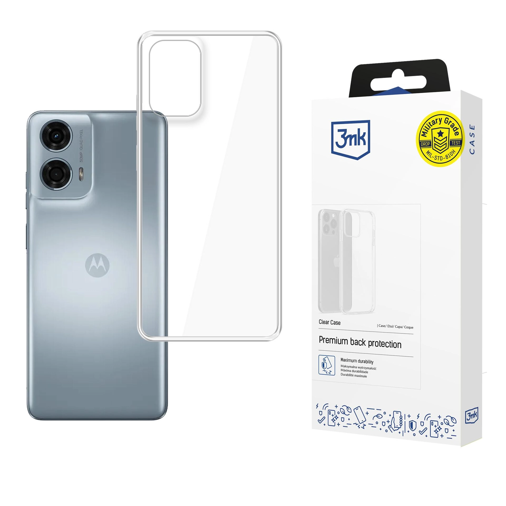 Etui 3mk Clear Case do Motorola Moto E14/ G04/ G24 Power/ G24 4G