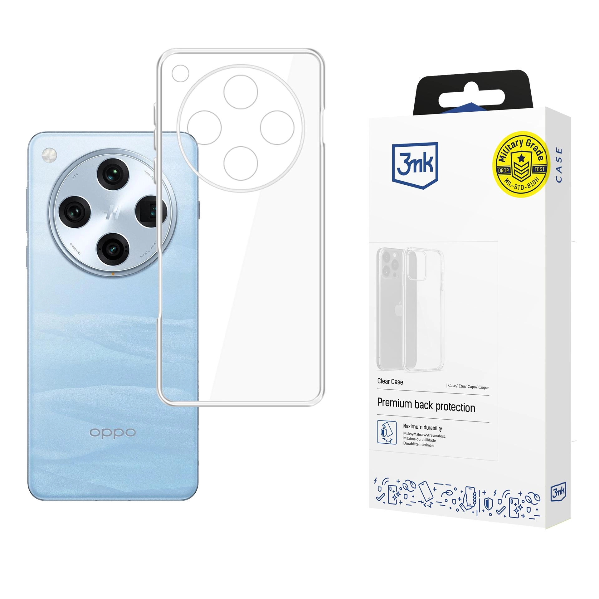 Etui 3mk Clear Case do Oppo Find X8 Pro