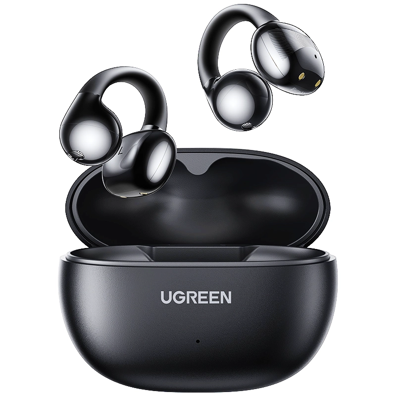 UGREEN HiTune S3 WS209 Konstrukcja klipsa Przewodnictwo powietrzne Bluetooth 5.4 Funkcje AI Czarny