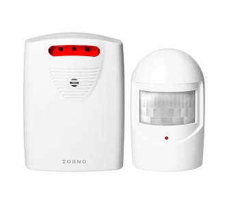 Czujnik ruchu Orno OR-MA-717 bateryjny IP44 120m Biały