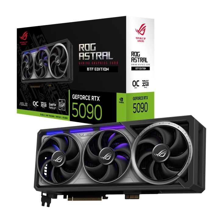 Karta graficzna ASUS ROG Astral GeForce RTX 5090 BTF OC Edition 32GB GDDR7 512bit DLSS 4