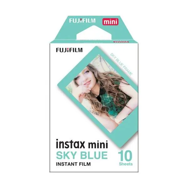 Wkład do aparatu Fujifilm Instax Mini niebieska ramka 10 szt.