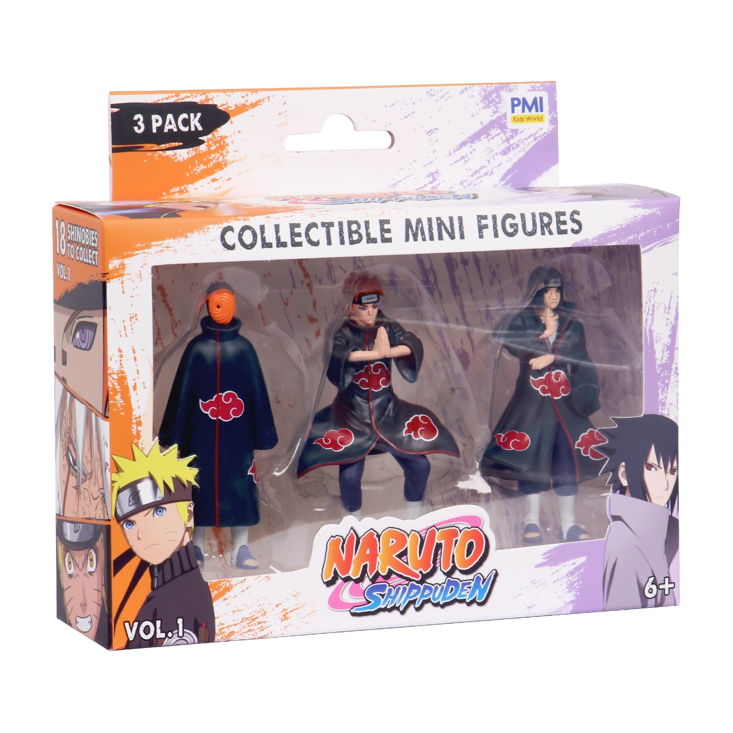 Figurka PMI Kids World Naruto Shippuden 3 pack