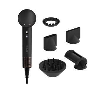 Suszarka do włosów Beautifly DryFinity Dyfuzor Zimny nawiew 1600W 3 prędkości 3 temperatury Grafitowy