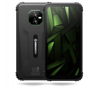 Smartfon myPhone Hammer Ranger 8/256GB 6" 60Hz 50Mpix Czarno-zielony