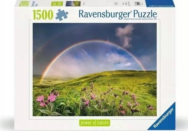 Puzzle Tęcza nad łąką 1500 elementów