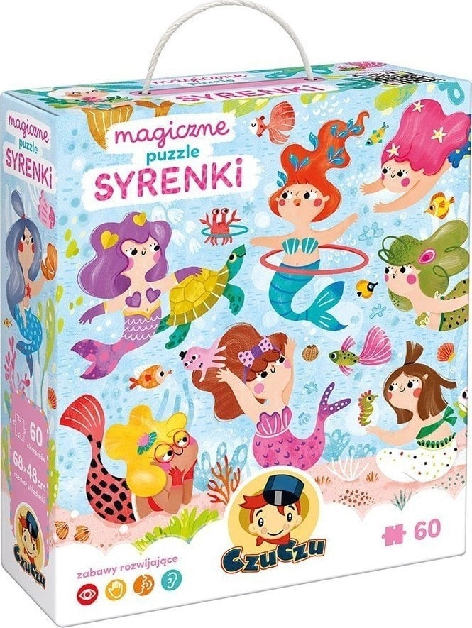 Puzzle Magiczne puzzle - Syrenki 60 elementów
